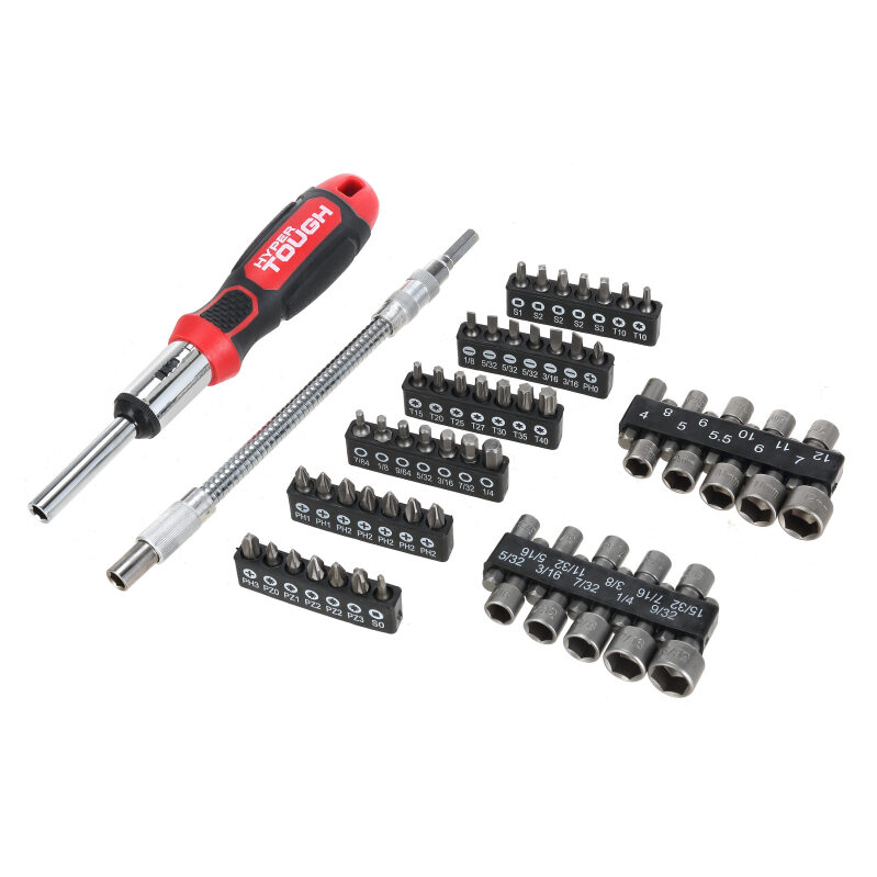 Hyper Tough 64-Piece Multi-type Screwdriver Set - Ultimate Tool Kit
