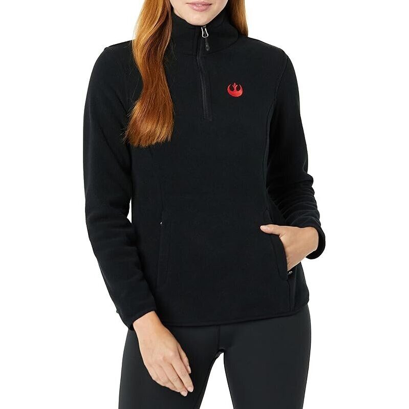 Polar Fleece Quarter-Zip Mock Jacket for Women - Warmth Meets Style
