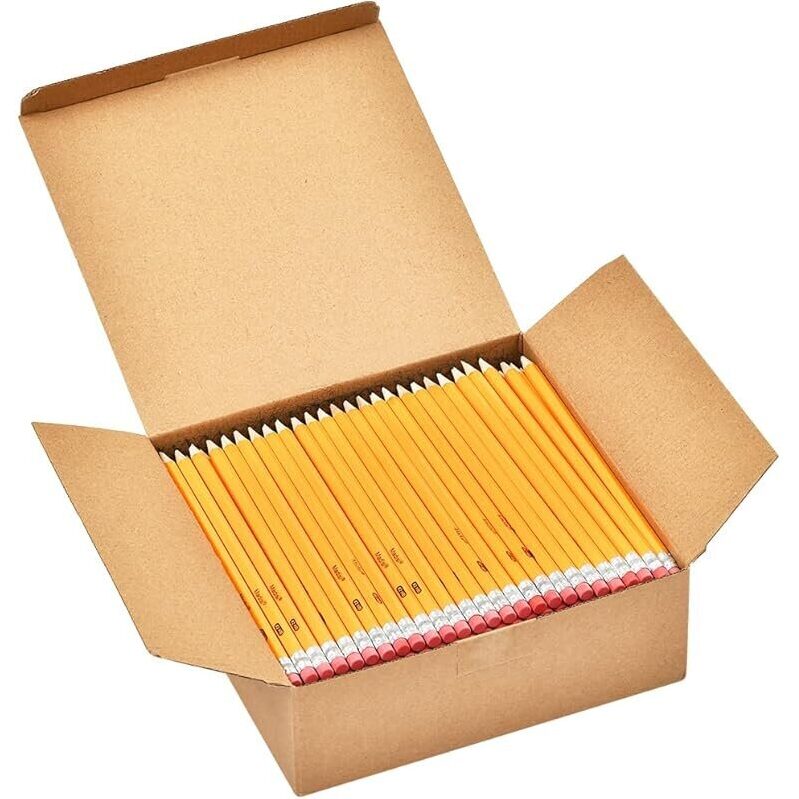 240-Count Madisi Wood-Cased #2 HB Pencils - Classroom Bulk Pack