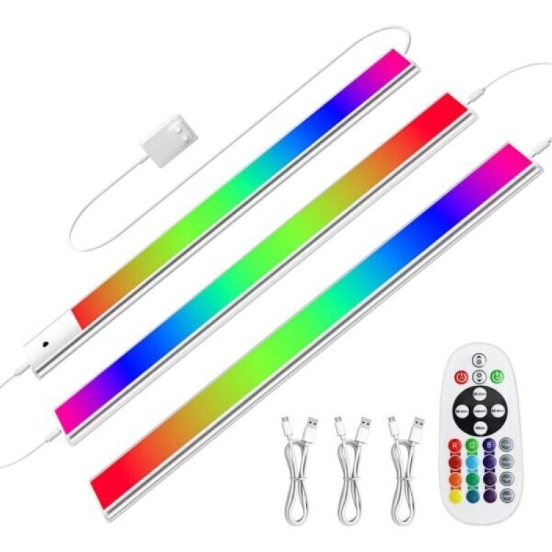 Diomart RGB Under Cabinet Lights with Remote - 3 Pack
