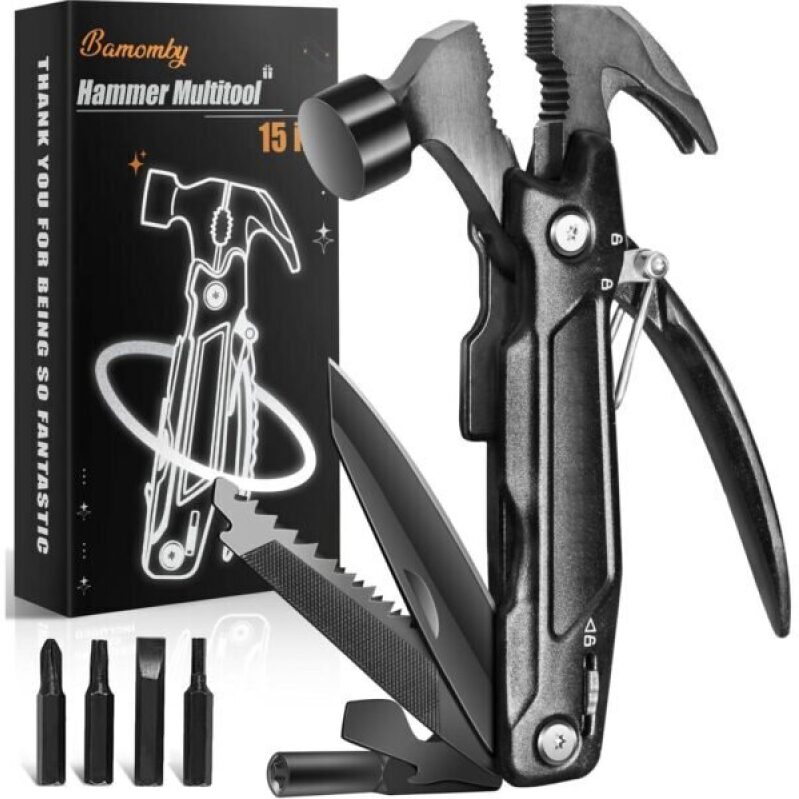 Hammer Multitool 15 in 1: The Ultimate Survival Gear for Men