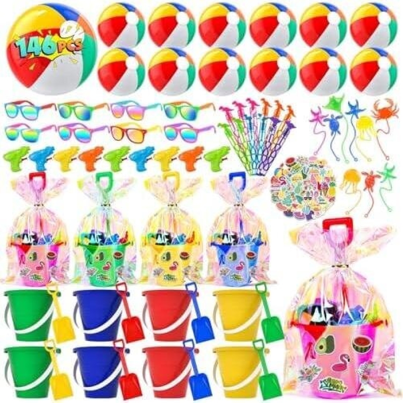 Ultimate Kids' Summer Pool Party Pack - 146 Pieces, 54% Off