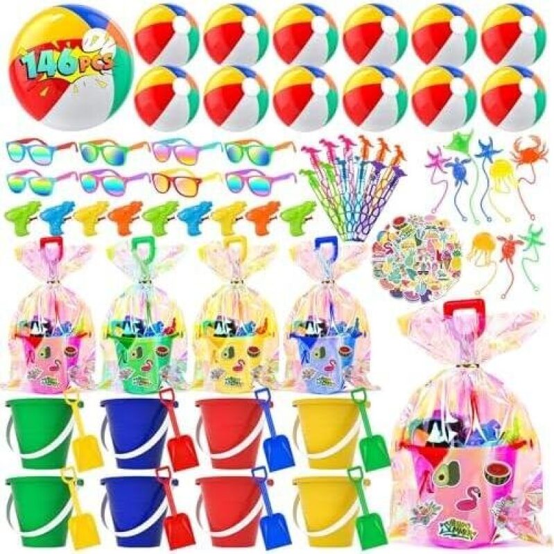 Ultimate Kids' Summer Pool Party Pack - 146 Pieces, 54% Off
