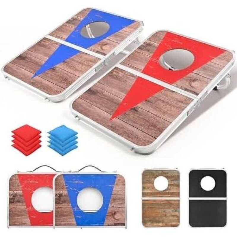 Portable Cornhole Set with 50% Discount - Perfect for Backyard Games