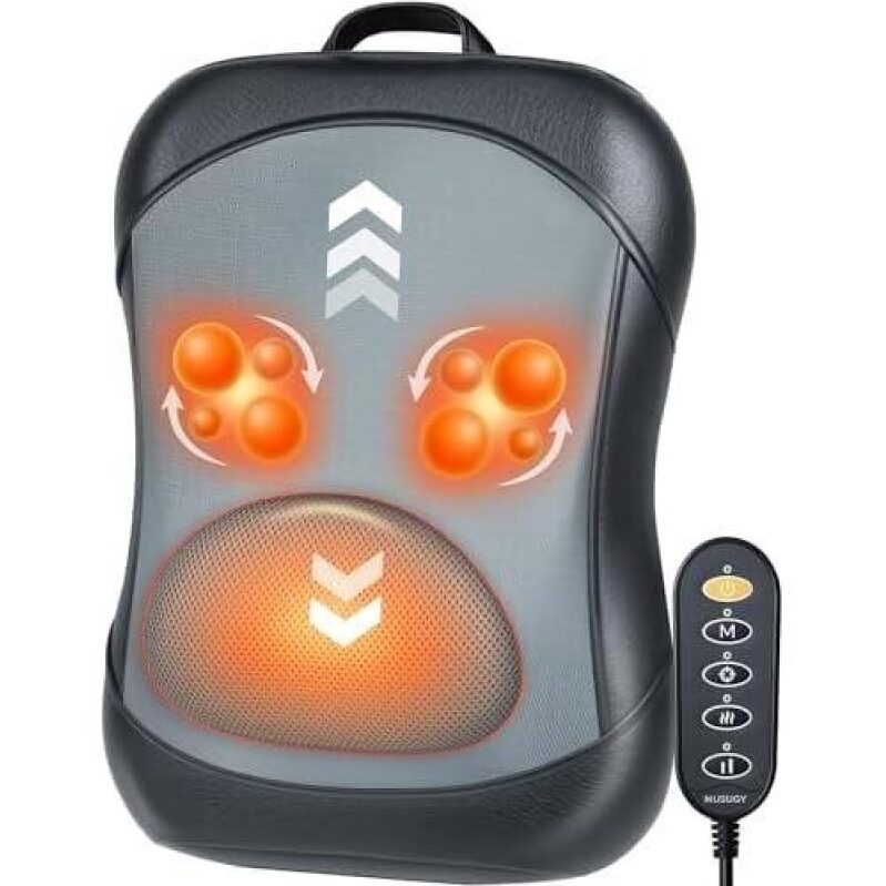 MUSGDY Adjustable Heat Massager Backpack - 65% Off