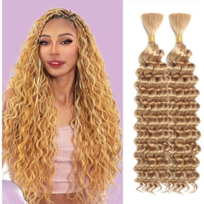 Deep Wave Curly Hair Extensions for Wet Braiding and Micro Braiding - 61% Off