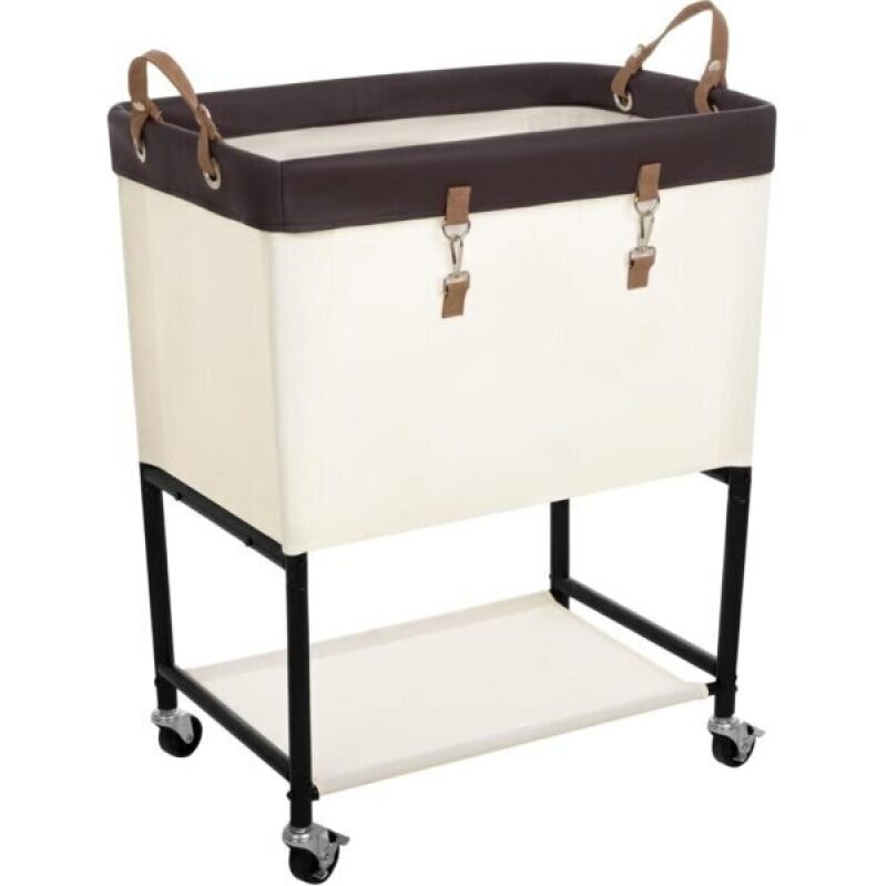 Double-Decker Rolling Laundry Hamper -44% Off