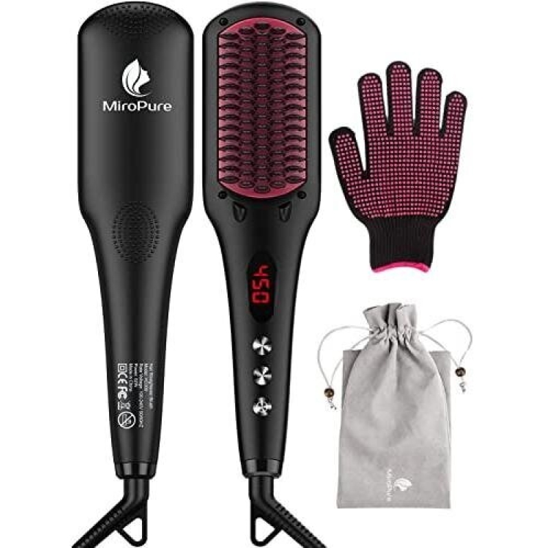 MiroPure Enhanced Ceramic Straightening Brush with 48% Discount
