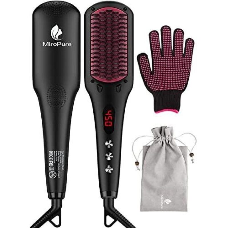 MiroPure Enhanced Ceramic Straightening Brush with 48% Discount