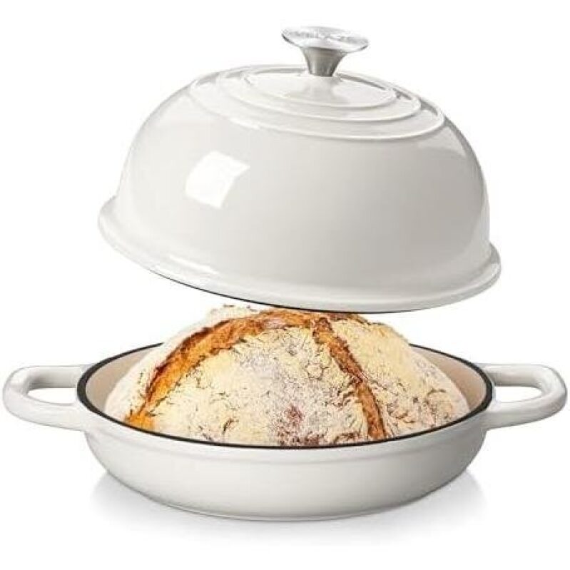 Enamel Cast Iron Bread Baking Pan 62% OFF - Premium Baking Tool