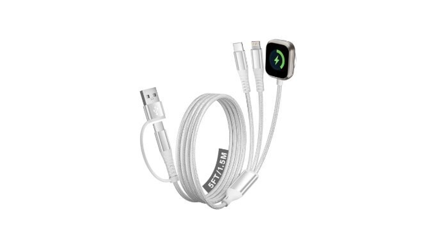 3 in 2 Multi Charging Cable for Travel - Compact and Versatile Charging Solution