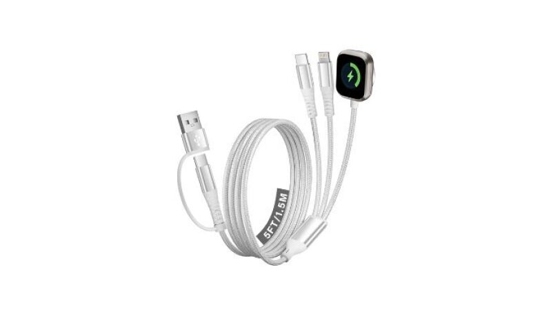 3 in 2 Multi Charging Cable for Travel - Compact and Versatile Charging Solution