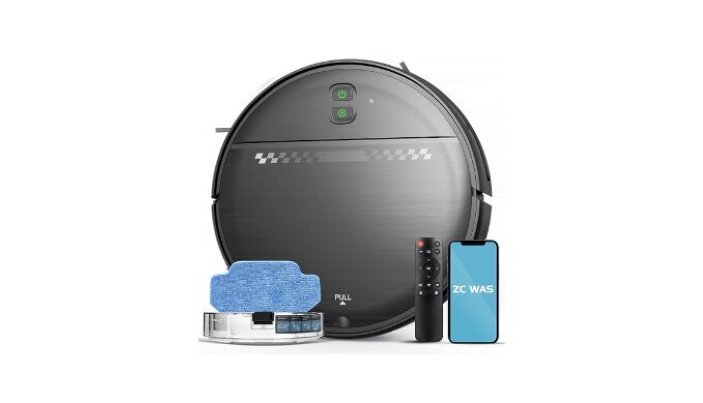 2-in-1 Robot Vacuum and Mop Combo for Pet Hair - Smart Clean