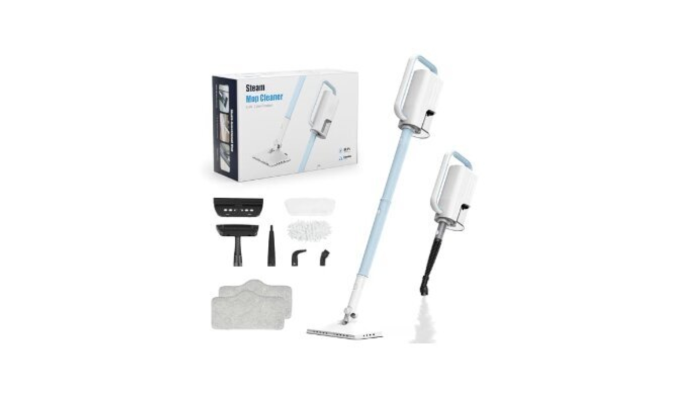 High-Efficiency 6-in-1 Rotated Steam Mop Cleaner with Dual Modes
