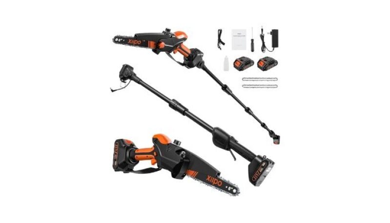 Versatile 2-in-1 Electric Pole Saw & Mini Chainsaw for Efficient Tree Trimming