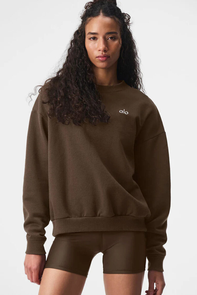ALO Accolade Women's Loose Round Neck Sweatshirt - Stylish and Comfortable