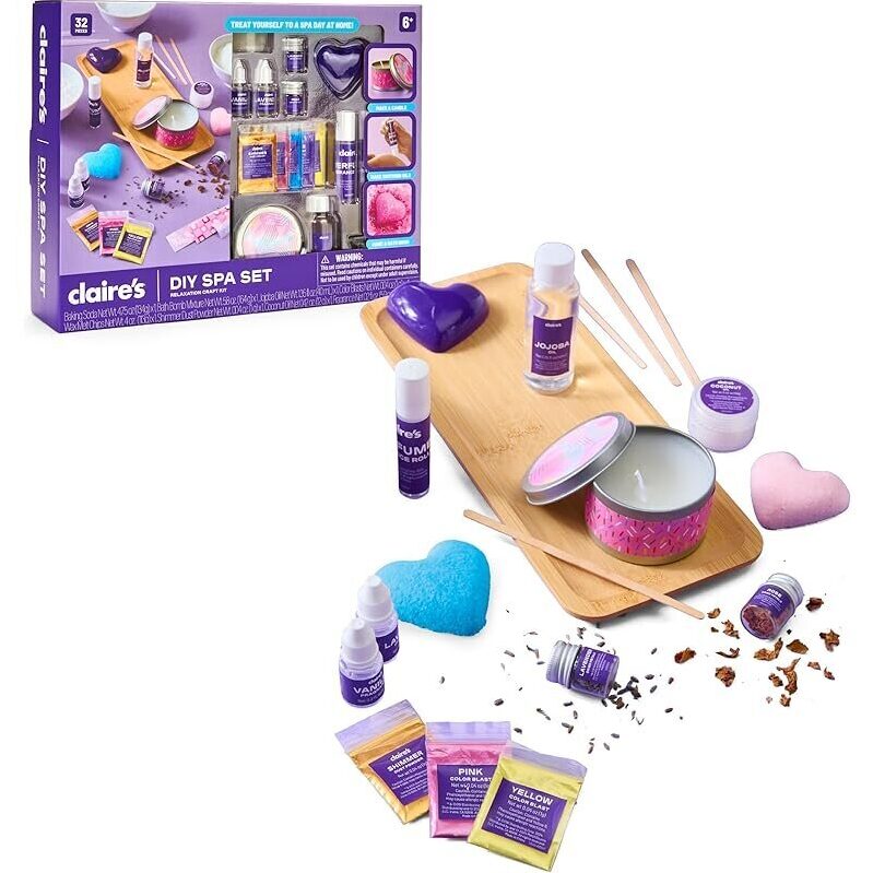 DIY Spa Set: Create Your Own Bath Bombs, Candles, and More