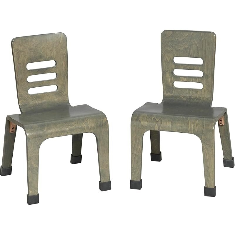 2-Pack ECR4Kids Bentwood Chairs for Kids - Durable and Comfortable Seating
