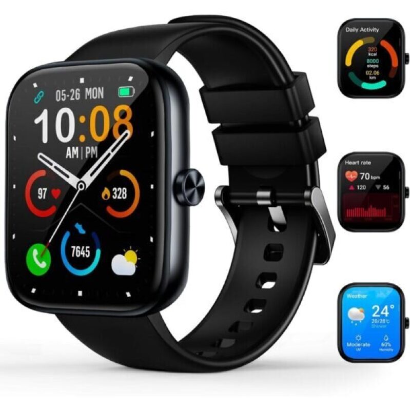 SmartWatch 1.83 Inch Fitness Tracker for Men & Women - 90% Discount