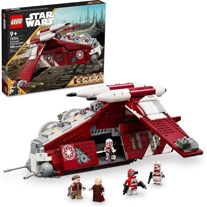 LEGO Star Wars: The Clone Wars Coruscant Guard Gunship 75354 - Ultimate Action Play