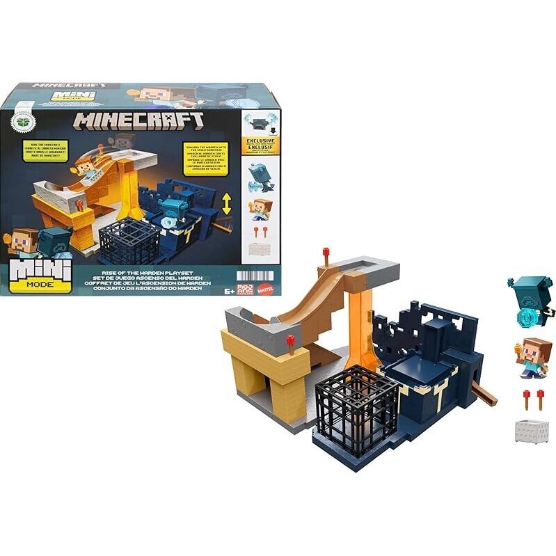 Minecraft Mini Mode Playset: Rise of the Warden Set - Ultimate Adventure Playset