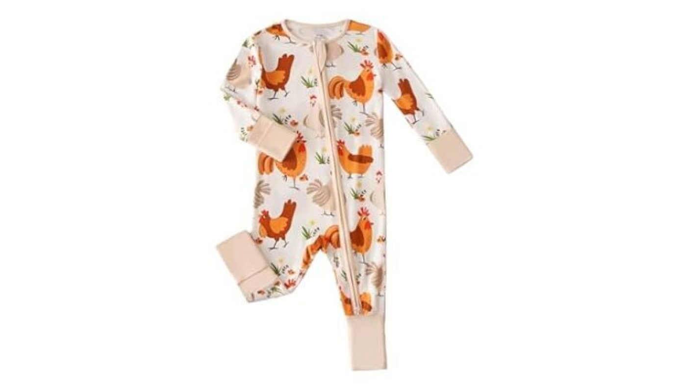 Baby Bamboo Viscose Long Sleeve Romper – Perfect for Baby’s Sleeping