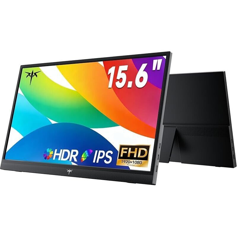 KTC H15F9 15.6 Inch FHD 1080P Portable Monitor - Ideal for On-the-Go Productivity