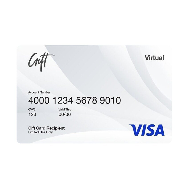 $200 Visa Virtual eGift Card - Instant Delivery