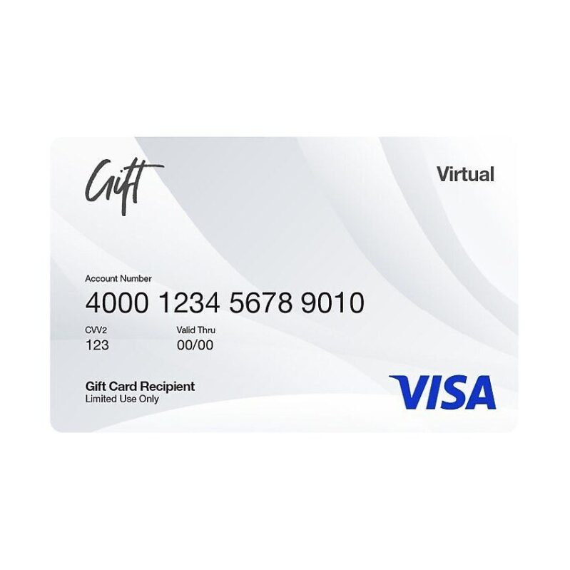 $200 Visa Virtual eGift Card - Instant Delivery