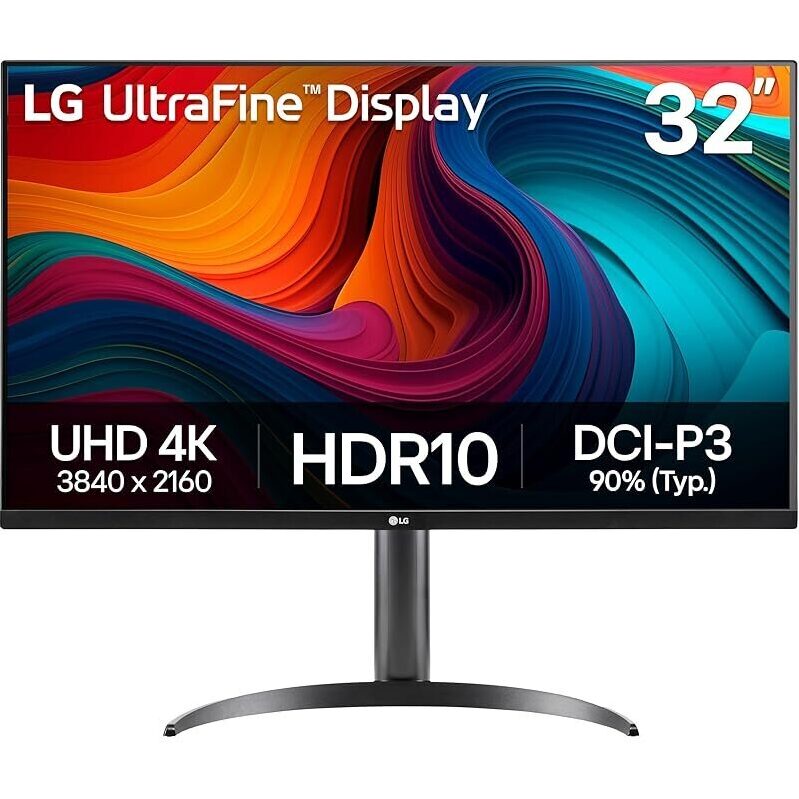 LG 32UR550K-B 32-inch Ultrafine 4K UHD Monitor - Crystal Clear Display