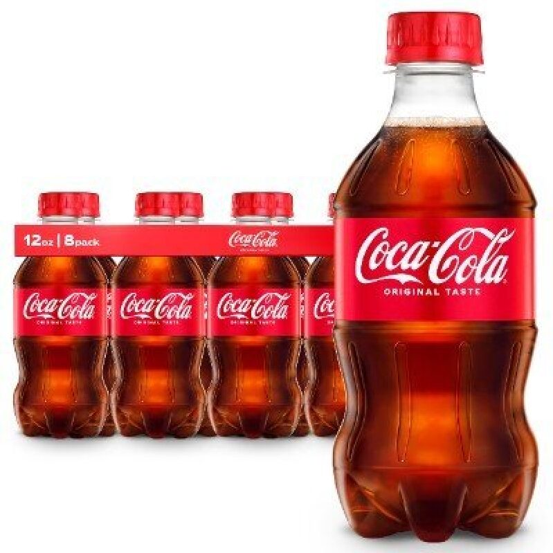 Refreshing 12 fl.oz Coca-Cola Original Taste Bottles - 8 Pack