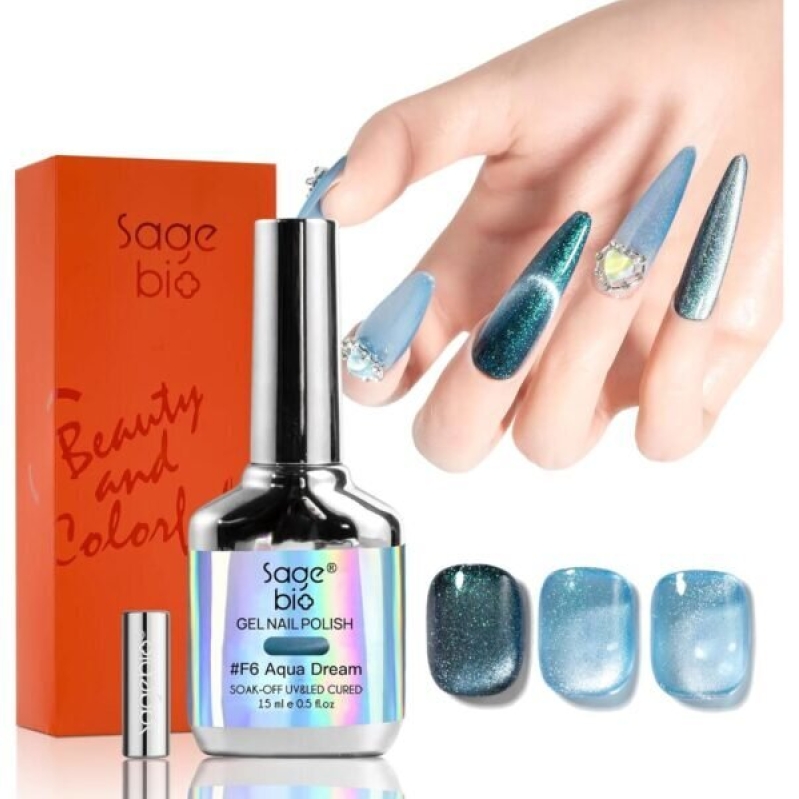 Sage Bio Aqua Dream Gel Nail Polish - Magnetic, 15ml - 50% Off