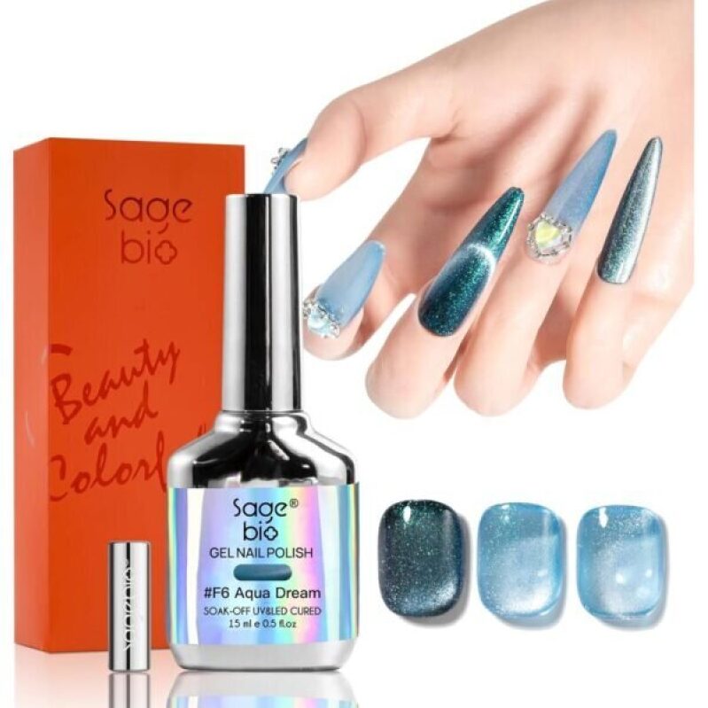 Sage Bio Aqua Dream Gel Nail Polish - Magnetic, 15ml - 50% Off
