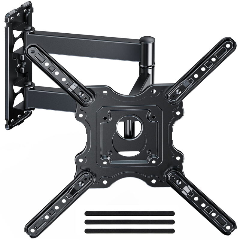 Full Motion TV Wall Mount Bracket for 26-65 Inch TVs - Ultimate Flexibility
