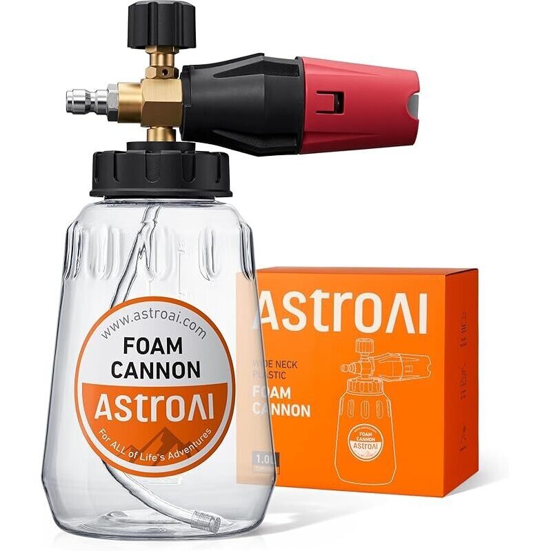 AstroAI Foam Cannon for Pressure Washer - Efficient Foaming Solution