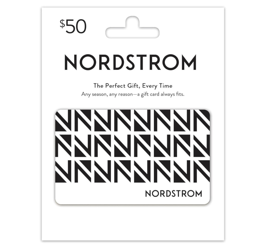 Nordstrom $50 Gift Card - Save $7.5 on a Perfect Gift