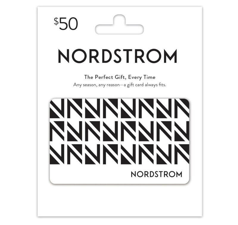 Nordstrom $50 Gift Card - Save $7.5 on a Perfect Gift