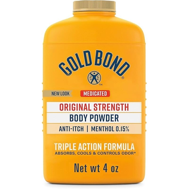 Gold Bond Medicated Original Strength Body Powder 4oz - Triple Action Relief