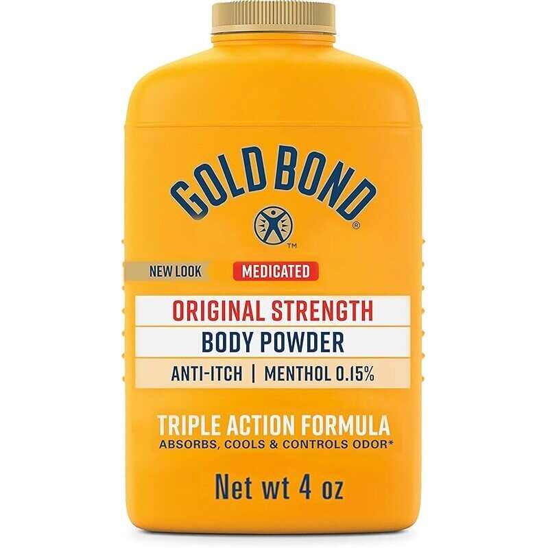 Gold Bond Medicated Original Strength Body Powder 4oz - Triple Action Relief