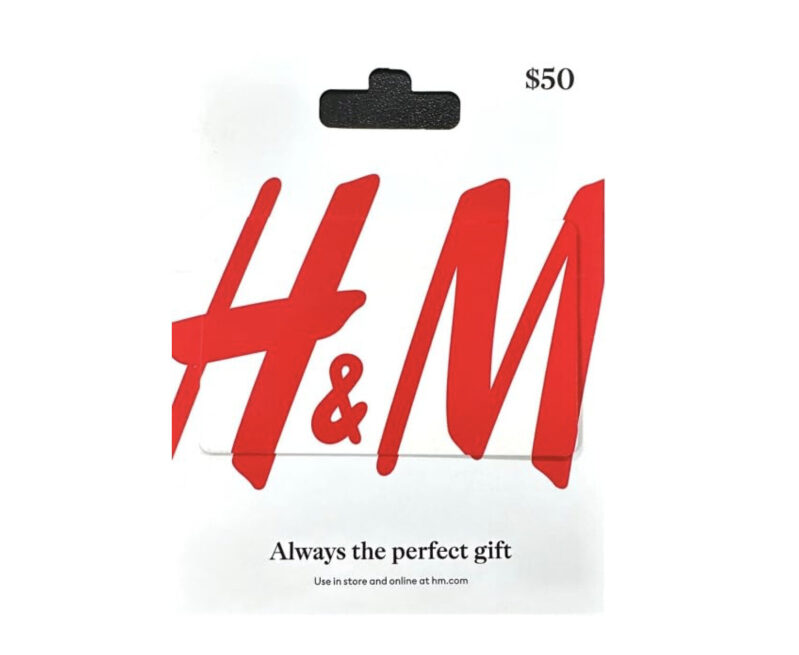 H&M $50 Gift Card - Perfect for Any Occasion
