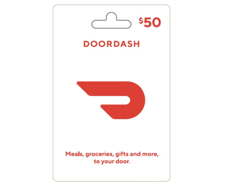 Get $50 DoorDash E-Gift Card for Only $42.5 with Free Shipping!