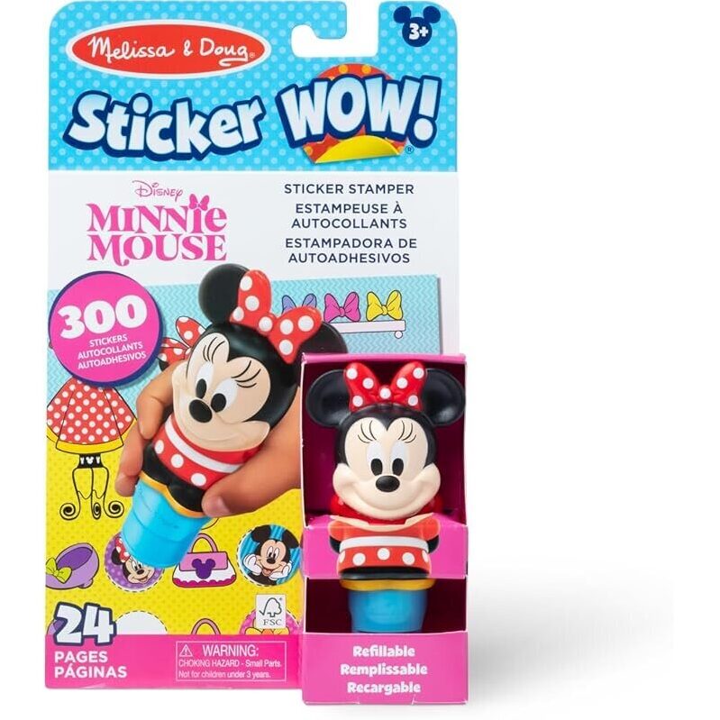 Melissa & Doug Sticker Wow! 24-Page Activity Pad & Sticker Stamper