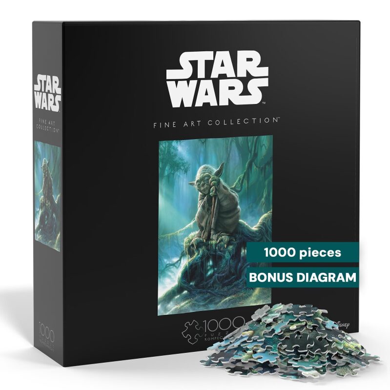 Star Wars Yoda 1000-Piece Jigsaw Puzzle - Ideal for Fans
