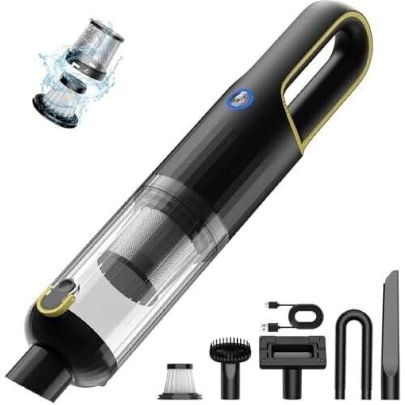 Double-Mode Portable Vacuum Cleaner - 1.5 Hour Fast Charge
