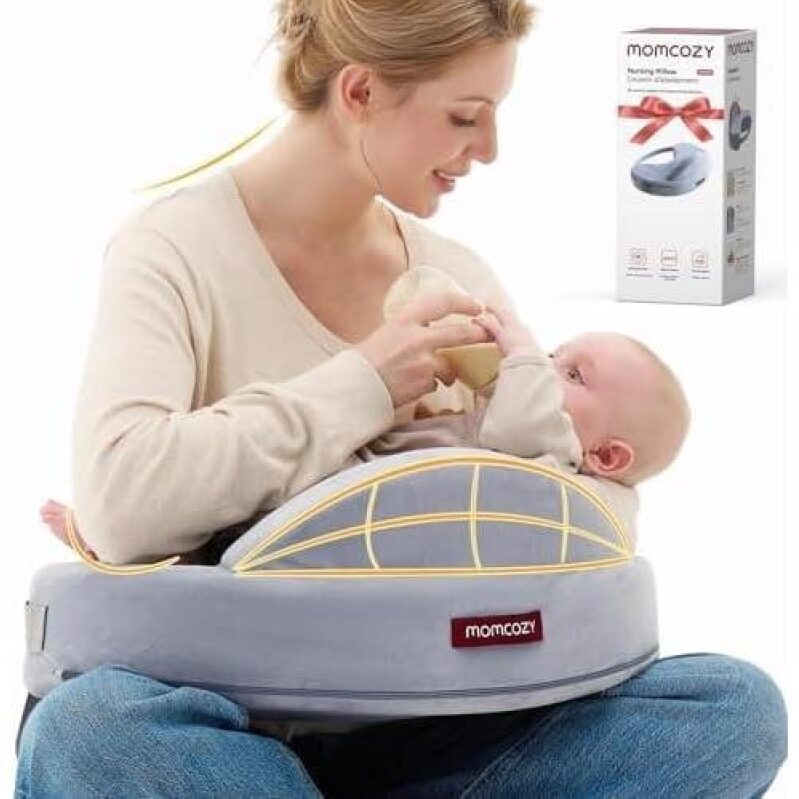 Stable and Adjustable Nursing Pillow with Memory Foam - 35% Discount