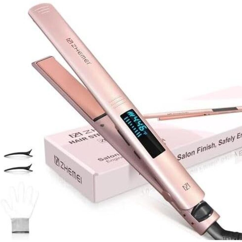MIZHEMEI 6-in-1 Ceramic Hair Straightener with 57% OFF