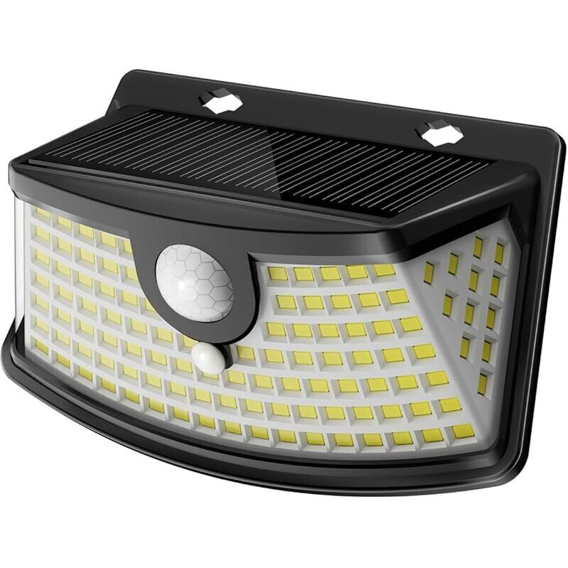 Aootek Solar Motion Sensor Lights: 120 LEDs with Wide-Angle Illumination