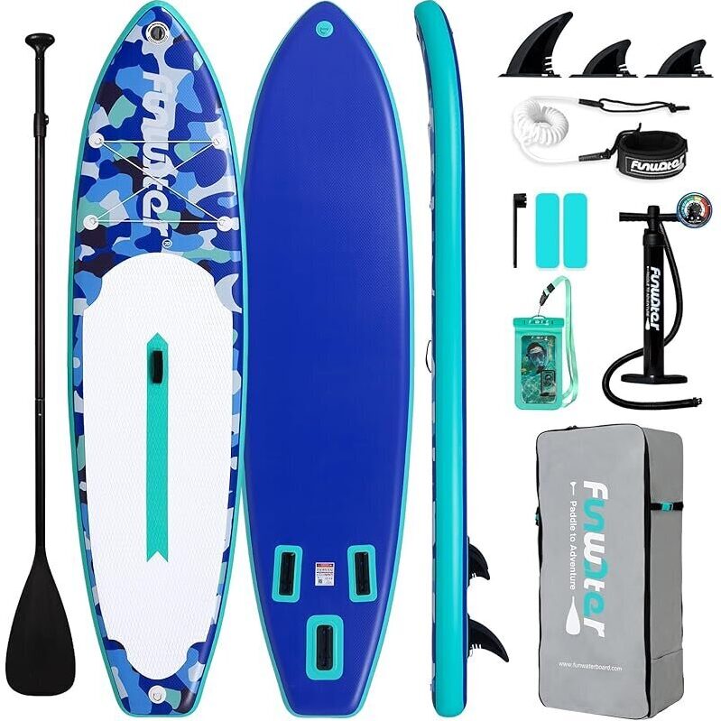 FunWater 10ft Inflatable Stand Up Paddle Board - Ultimate Water Sports Gear