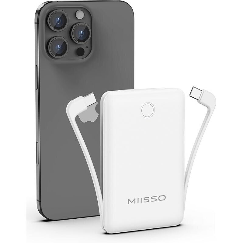 Miisso 10K95 10000mAh Slim Portable Charger - Essential Pocket-Sized Power Solution