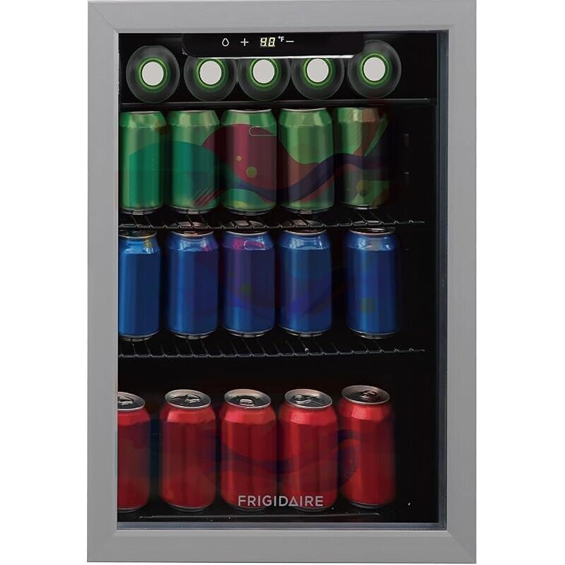 Frigidaire EFMIS882S Beverage Fridge - 74 Liters, 88 Can Capacity
